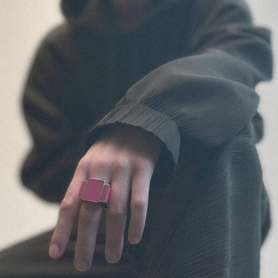 Bague One – Silver Sculptural Ring (Unisex)