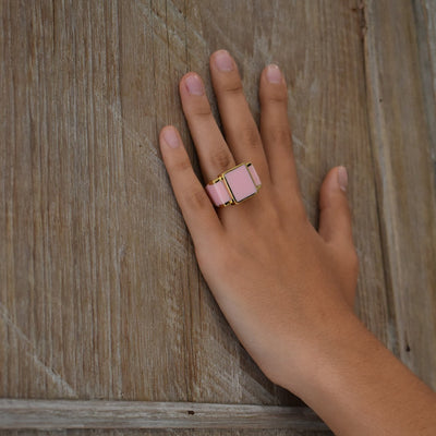 Bague One Pastel Pink