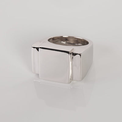 Bague one Silver plain One Ring