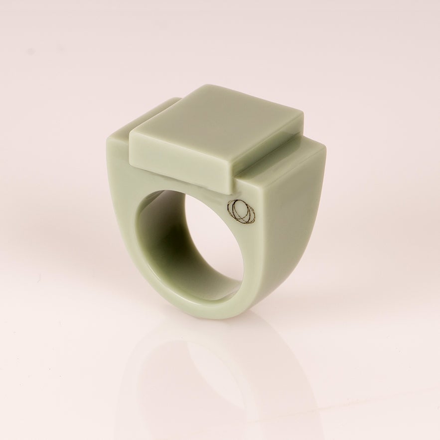 Bague urbOne Candy vert bonbon